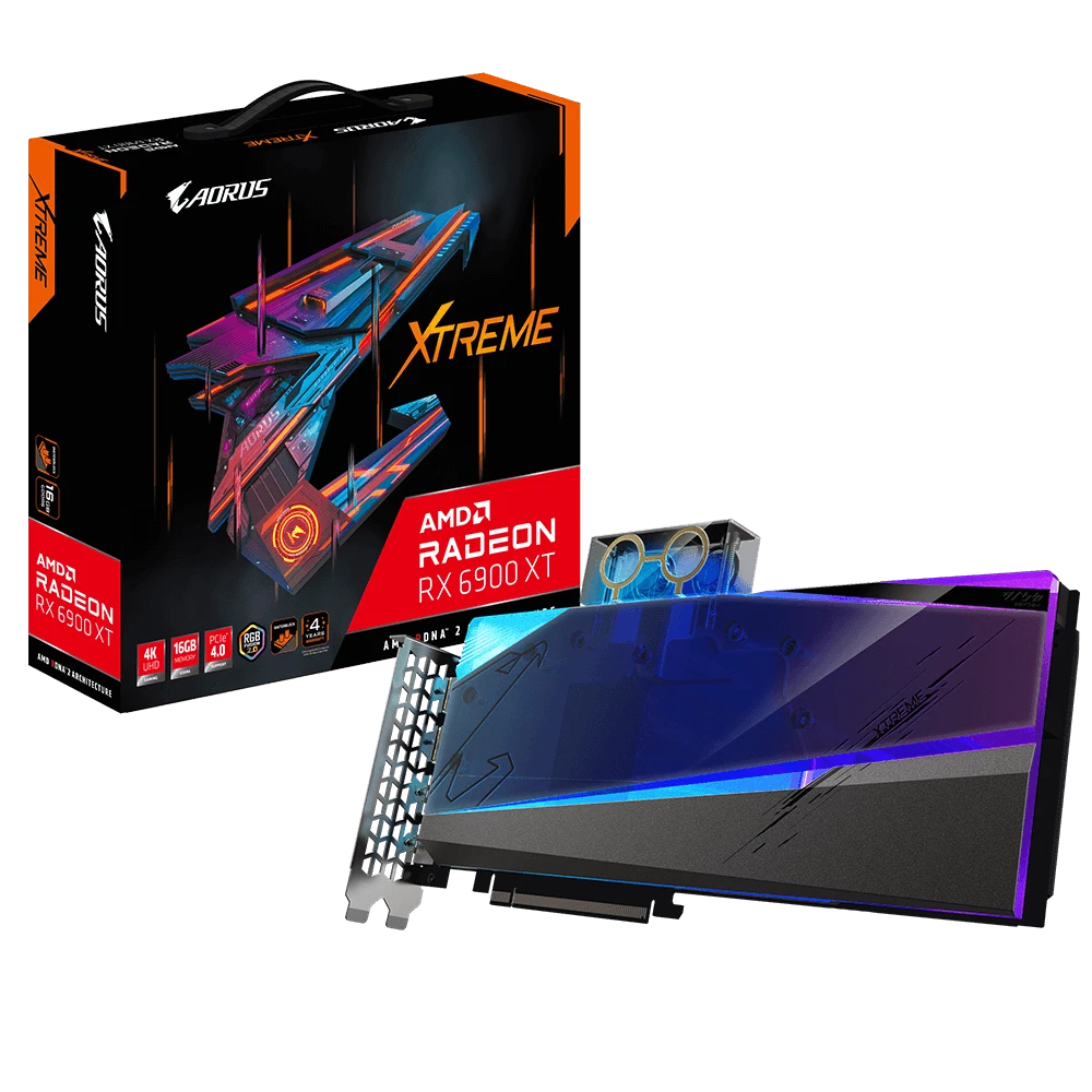 Gigabyte AORUS Radeon RX 6900 XT XTREME WATERFORCE WB 16G